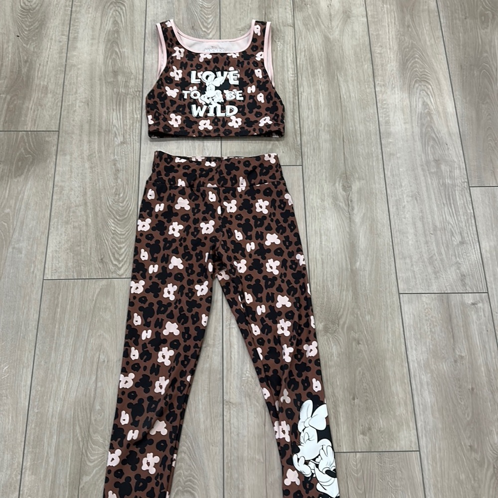 Minnie Mouse girls athletic set